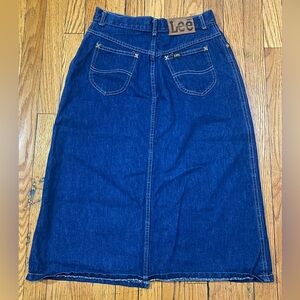 Vintage Lee Riders: Denim skirt